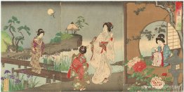 Trädgård på försommaren Trädgård på försommaren