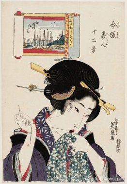 (Otonashisô, Tsukuda Shinchi no irifune), från serien Twelve Vie (Otonashisô, Tsukuda Shinchi no irifune), från serien Twelve Vie