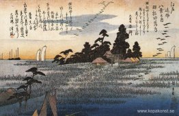 En helgedom bland träd på en myr En helgedom bland träd på en myr