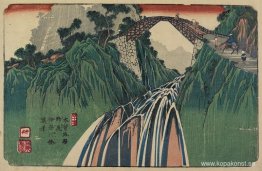 No.41 Avlägsen vy av Kanagawa Bridge nära Nojiri Station No.41 Avlägsen vy av Kanagawa Bridge nära Nojiri Station