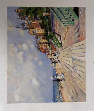 Strandpromenaden i Trouville