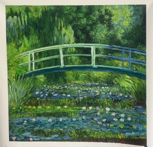 Den japanska bron (The Water-Lily Pond)