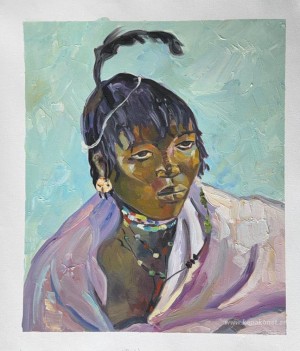 Porträtt av en ung Mpondo