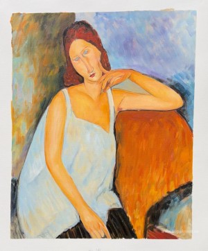 Porträtt av Jeanne Hebuterne