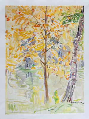 Höstfärger i Bois de Boulogne