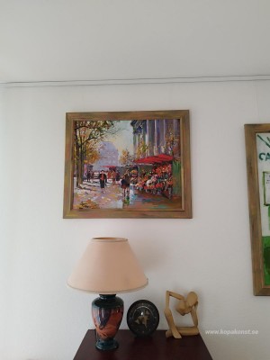 Blomsterförsäljare på La Madeleine