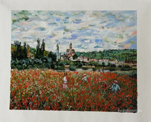 Poppy Field nära Vetheuil