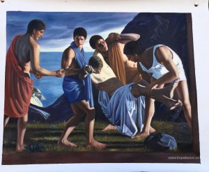 Achilles och Patroklos kropp