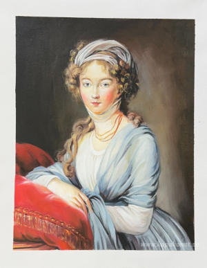 Porträtt av kejsarinnan Elisabeth Alexeievna av Ryssland