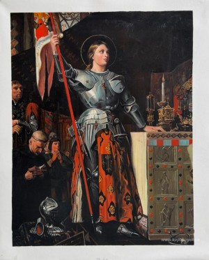 Jeanne d'Arc om kröning av Karl VII i katedralen i Reims