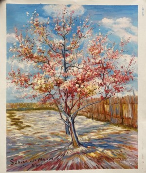 Peach Tree in Bloom (till minne av Mauve) 