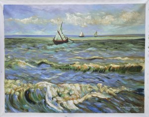 Seascape i Saintes-Maries