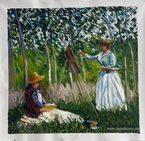 I skogen på Giverny Blanche Hoschede 