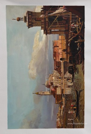 Piazzet och Dogepalatset från Bacino di San Marco