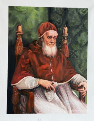Porträtt av påven Julius II 