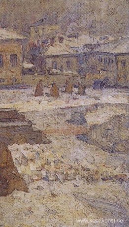 Torget framför konstmuseet i Moskva Torget framför konstmuseet i Moskva