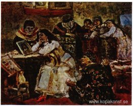 Prinsessan Xenia Godunova med porträtt av sin döda brudgumprins Prinsessan Xenia Godunova med porträtt av sin döda brudgumprins