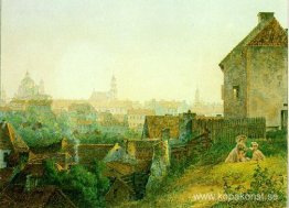 Vilnius City Panorama från Subachius street Vilnius City Panorama från Subachius street