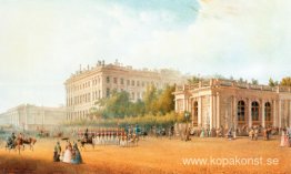Utsikt över Anichkovpalatset Utsikt över Anichkovpalatset