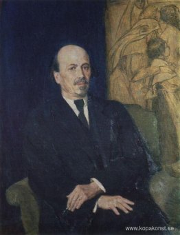 Porträtt av Mikhail Nesterov Porträtt av Mikhail Nesterov