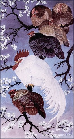 Fågel I Ett Damsonträd Fågel I Ett Damsonträd