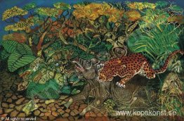 Leopard med tapir Leopard med tapir