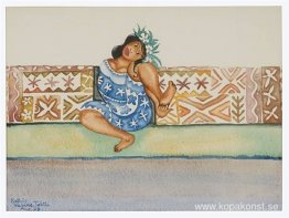 Tahitisk tjej Tahitisk tjej