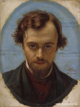 Porträtt av Dante Gabriel Rossetti Porträtt av Dante Gabriel Rossetti