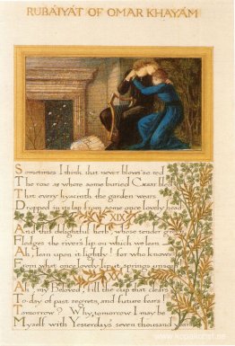 The Rubaiyat of Omar Khayyam, text och dekoration av Morris med The Rubaiyat of Omar Khayyam, text och dekoration av Morris med