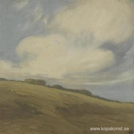 Moln över en sluttning i Kalifornien Moln över en sluttning i Kalifornien