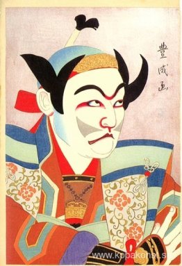 Ichikawa Ennosuke II som Hayami-no-Tota Ichikawa Ennosuke II som Hayami-no-Tota