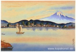 Utsikt över Fuji från Izumo Utsikt över Fuji från Izumo