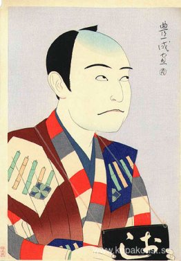 Bando Mitsugoro VII som den stumma i Sannin-Katawa Bando Mitsugoro VII som den stumma i Sannin-Katawa