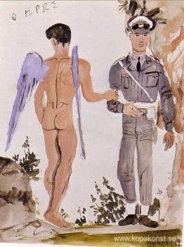 Militärpolis som arresterar anden Militärpolis som arresterar anden