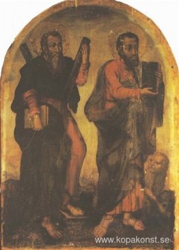 Ikon för apostlarna Andreas och Markus Ikon för apostlarna Andreas och Markus