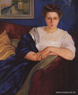 Porträtt av kompositörens dotter, EF Napravnik Porträtt av kompositörens dotter, EF Napravnik